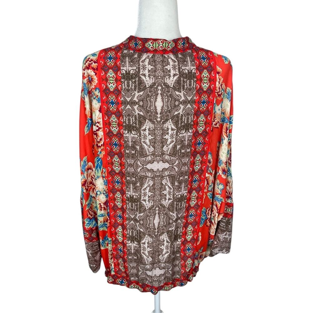 Free People Wildflower Cinched Kimono Jacket Size M/L Boho Indie Eclectic - Picture 5 of 12